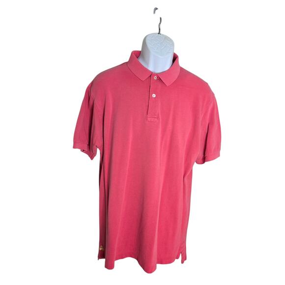 Brooks Brothers Mens Polo Shirt L Golden Fleece‎ Salmon Pink Cotton Preppy USA - Picture 3 of 8